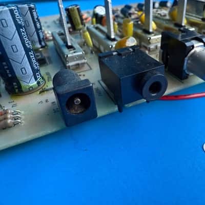 CASIO MT-100 Vintage Keyboard Part: EQ AC input Volume Fader PCB [M486-MA2M] image 3
