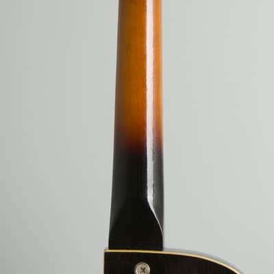 Airline  Model 7227 Arch Top Hollow Body Electric Guitar (1961), original two-tone soft shell case. image 9