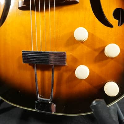 1960s Harmony Meteor H70 Sunburst Hollowbody Vintage Electric Guitar w/ Dearmond Gold Foils image 7