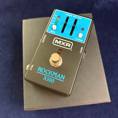 MXR MX100 Rockman X100 Analog Tone Processor 2025 - Present - Black / Blue image 2