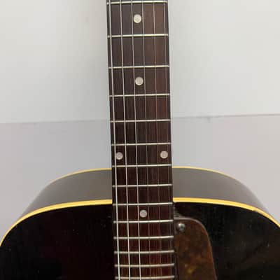 Vintage Gibson 1952 L-48 Hollowbody Archtop Acoustic Electric Guitar with DeArmond Gold Foil Pickup and Lifton Case image 7