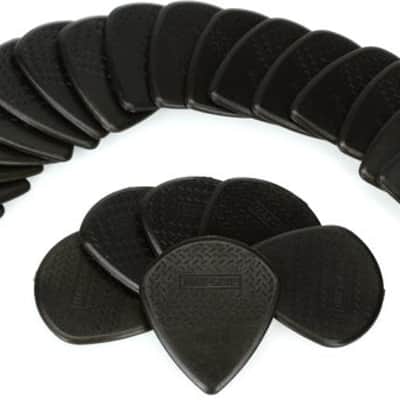 Dunlop 471R3C Max-Grip Jazz III Guitar Picks - Carbon Fiber Black (24-pack) image 2