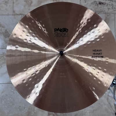 ‡‡‡Used Paiste 15" 2002 Heavy Hi-Hat Cymbals (Pair) - 90's Black Label Reissue In Excellent Condition‡‡‡ image 11