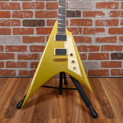 ESP LTD KH-V Kirk Hammett Signature Guitar Metallic Gold 2023 w/OHSC (B-Stock) image 3