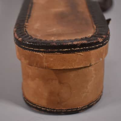 c. 1950's Geib Soprano Ukulele Soft Shell Case Brown image 5