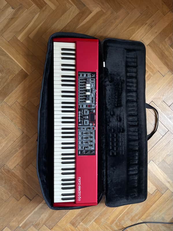Nord Electro 5D SW73 Semi-Weighted 73-Key Digital Piano 2015 - 2018 - Red image 1