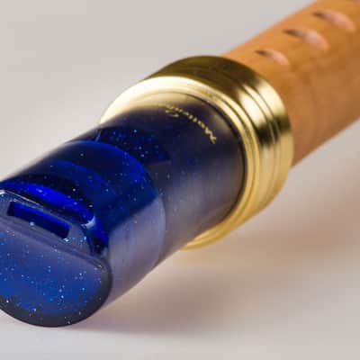 ADRI'S DREAM Soprano Recorder by Mollenhauer - Plastic/Pearwood / Blue / Single image 4