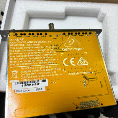 Behringer X-ADAT 32-Channel ADAT Expansion Card for X32 image 3