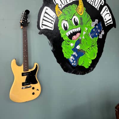 Used Squier Paranormal Strat-O-Sonic-beige image 1