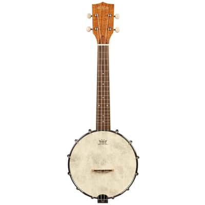 Kala Brand Concert Banjolele Ukulele Banjo & Gig Bag Natural Mahogany image 4