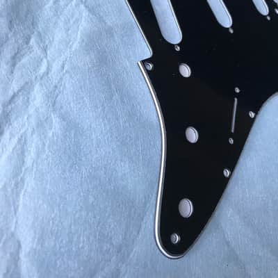 New 3 Ply Black 11 Hole Modern-Style Strat s/s/s Fits Fender Guitar Pickguard image 4