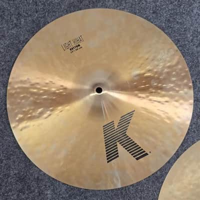Used Zildjian K Light Hi Hat Cymbals 15" - Good image 3