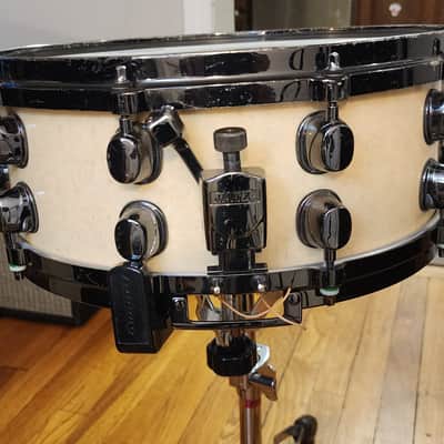 1997 Mapex Black Panther Birdseye Maple Snare 14x5.5 - Made in Taiwan (11/97 Date) image 3