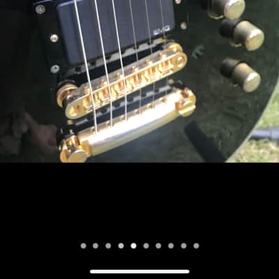ESP LTD EC-1000 with Ebony Fretboard 2006 - Present - Vintage Black image 5