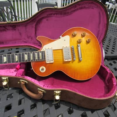Gibson Custom Shop '58 Reissue Les Paul - LPR8 - Historic Reissue - Flame Top - Sun Rise Tea Burst image 2