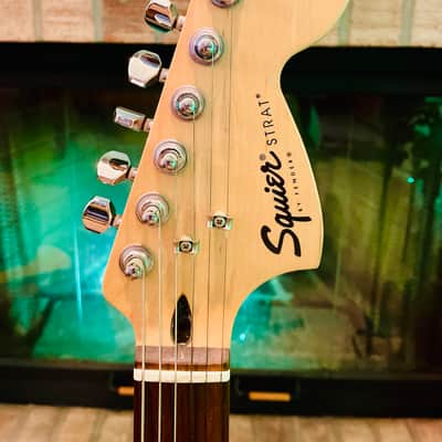 Fender Squire Affinity 2002 - Baltic Blue with Gig Bag image 8