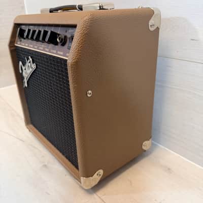 Fender Acoustasonic 15 15W 1x6 Acoustic Guitar Combo Amp Brown image 5