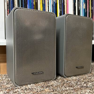 Vintage Realistic Minimus-7 Silver Bookshelf Speaker Pair Radio Shack TESTED ✅ image 4
