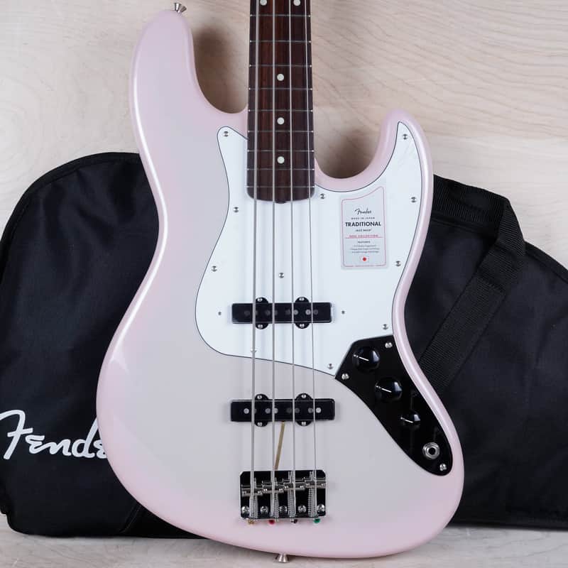 Fender Made in Japan Traditional II '60s Jazz Bass 2025 Stardust Pink MIJ w/ Bag image 1
