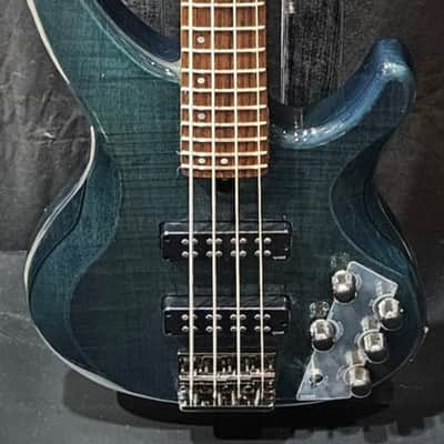 Yamaha TRBX604FM 4-string Bass Guitar - Indigo Blue 2025 image 1