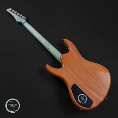 Valenti Guitars Nebula Carved #155 - Ice Blue - Ex Demo image 5