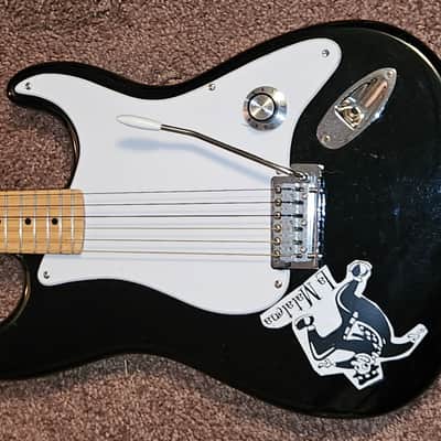 Unbranded Nylon Strings Stratocaster 2020 - Black image 4