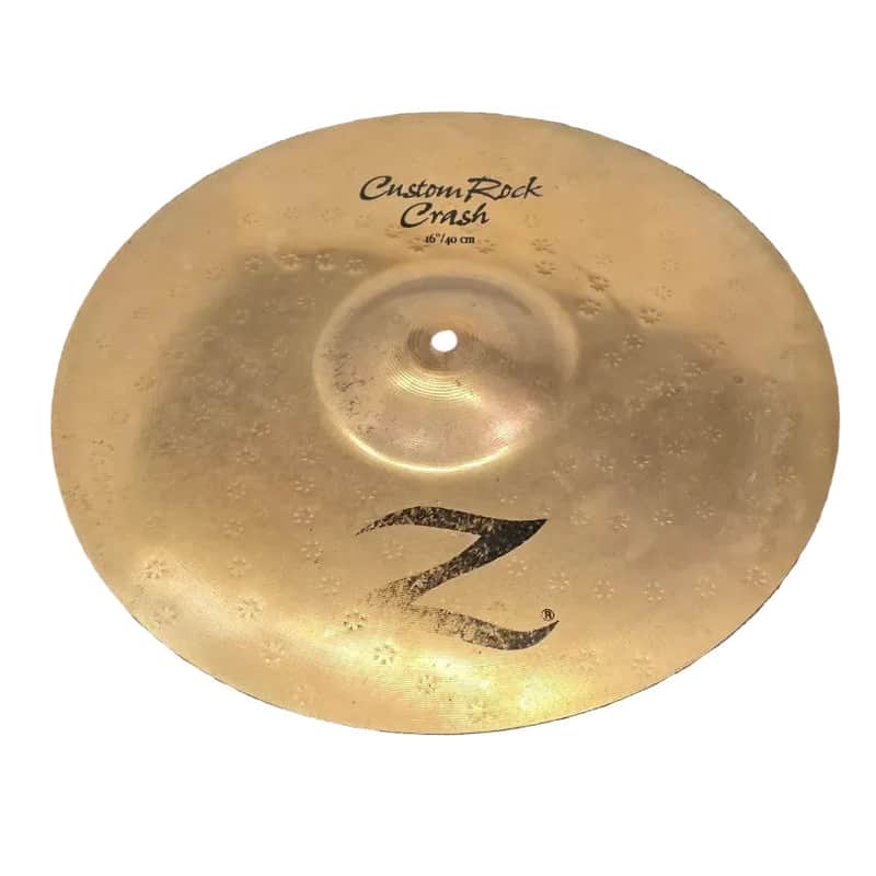 Used Zildjian Z Custom Rock Crash Cymbal 16" - Fair image 1
