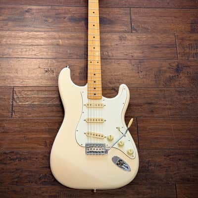 Fender JV Modified '60s Stratocaster MIJ 2022 - Olympic White w/ Tweed HSC image 1