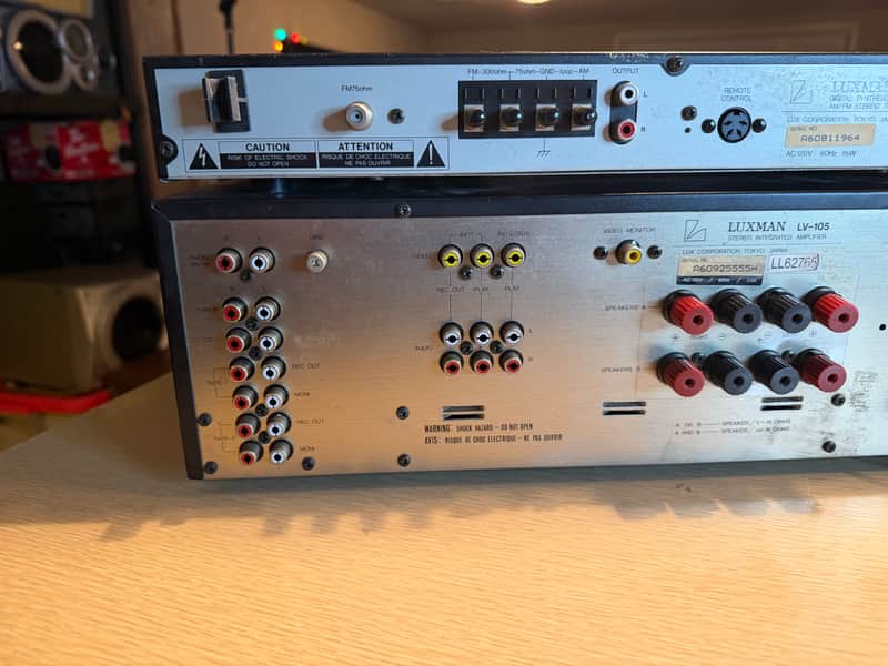Luxman LV-105 Stereo Integrated Amplifier + T-102 Stereo Tuner