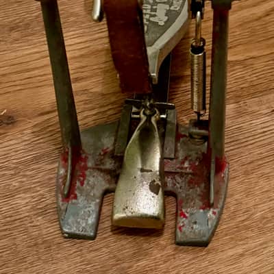 Ludwig Universal Speed Master Bass Drum Pedal Made in USA Vintage Red Base image 4