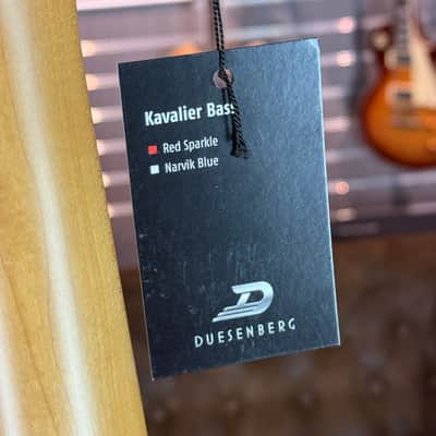 Duesenberg Kavalier Bass - Sparkle Red -NEW incl. Case image 10