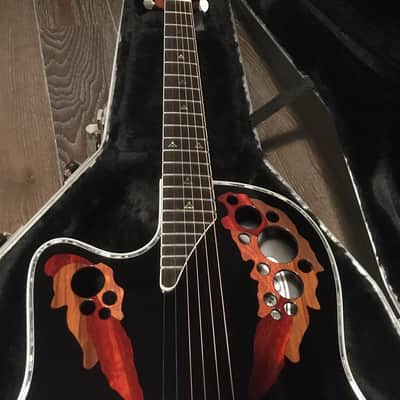 Ovation Custom Elite C1778-5L LX Custom Shop Left Handed 2017 Black USA image 12