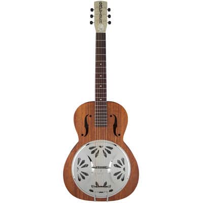 Gretsch G9200 Boxcar™ Round-Neck, Mahogany Body Resonator Guitar - Natural image 2