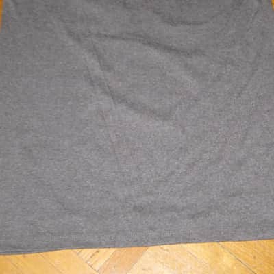 new with hang-tag A+ MTV Checkerboard Logo size Medium (M) Men's Short Sleeve T Shirt, Charcoal Heather Gray, 60% Cotton, 40% Polyester - retro 1980s MTV graphic: checkered black & white with turquoise (style # MTVN0077) image 11