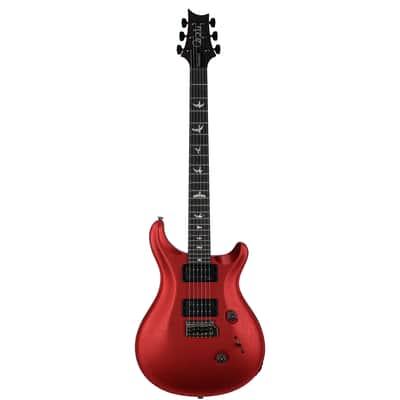 PRS Paul Reed Smith Satin Standard 24 Electric Guitar (with Case), Red Apple Metallic image 2