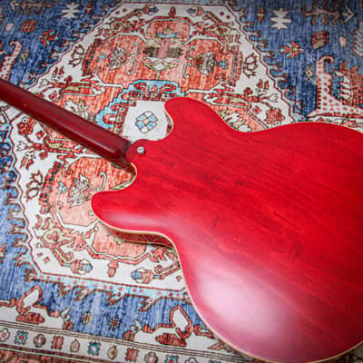 GIBSON USA Custom Shop '63 ES-335 Block Reissue "Faded Cherry" (2014) image 17