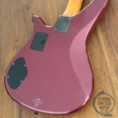Yamaha RBX370A, Bass Guitar, Burgundy, 1991, Active image 2
