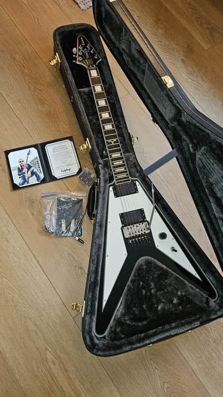 Epiphone Richie Faulkner Signature Flying V Custom | Reverb