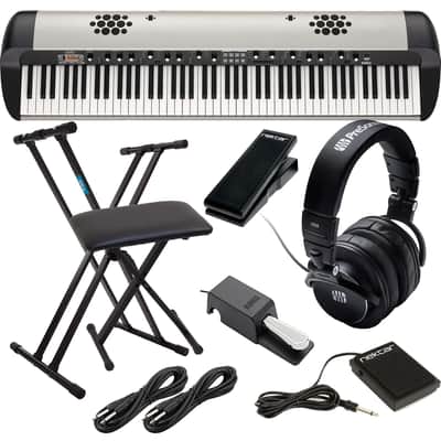 Korg SV2-SP 88-key Piano with Speaker (DS-2H Pedal Included), Keyboard Stand, Bench, Nektar NP-X, Nektar NP-1, (2) 1/4 Cables, Presonus HD9 Bundle