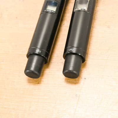 Shure UR4D Wireless Receiver w/ two UR2/SM58 Handheld Mics - L3 Band CG0128N image 15