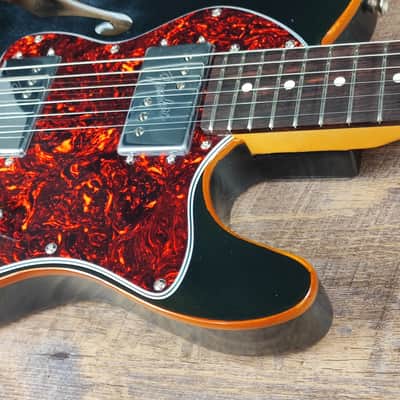 MyDream Partcaster Custom Built - Light Relic Black Thinline CuNiFe image 6