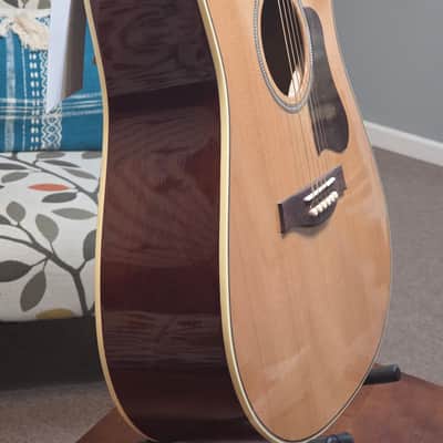 Seagull Coastline Momentum HG Cedar/Cherry Dreadnought with Fishman Electronics 2010s - High Gloss Natural image 4