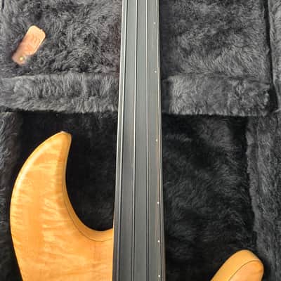 Stambaugh Resonance Fretless 4 string bass full scale w/hard case image 3