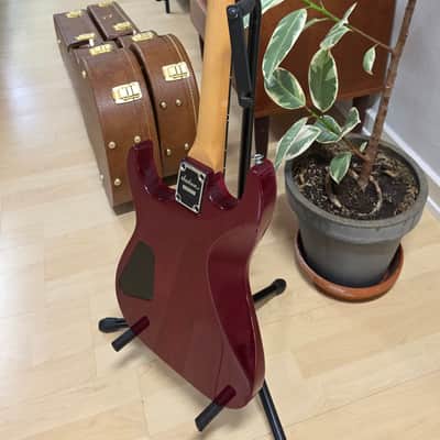 Jackson AT1T USA Archtop 1997 Mahogany Body AAAAA Flame Top American Figured Pro American Kent Armstrong HH Strat Guitar Pre-Fender AT1 Sunburst image 18