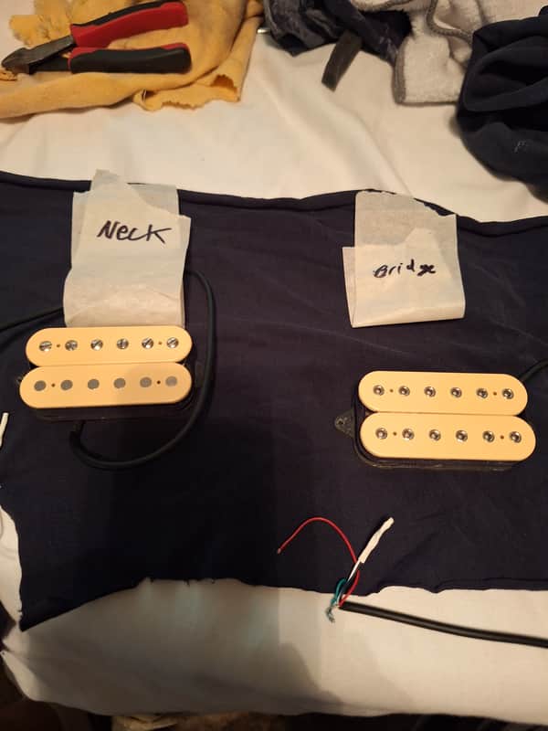 DiMarzio DP103F DP100F 2025 - Cream pickup set image 1