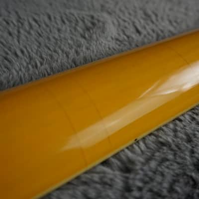 Blitz by Aria Pro II Leopard Transparent TV Yellow Single Cut P90 MIJ image 17