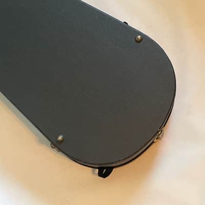 1980's Kramer USA Violin Teardrop Black Tolex Hardshell Electric Guitar Case image 10