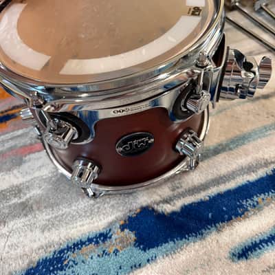 DW Performance Series 8x10" Rack Tom 2010 - Present - Tobacco Stain image 6