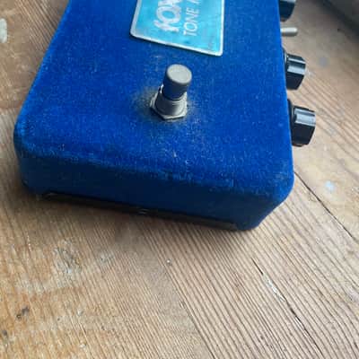 Vintage rare 1970s Foxx Tone Machine guitar pedal blue octave fuzz original Not a Reissue! image 4