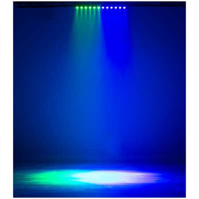 (6) American DJ ADJ UBL12H IP20 LED RGBAL DMX Wash Strip Light Bars+Haze Machine image 23